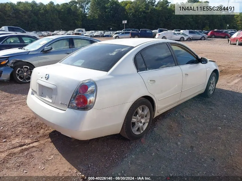 2005 Nissan Altima 2.5 S VIN: 1N4AL11E55C284491 Lot: 40226140