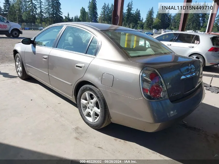 1N4AL11D15N449710 2005 Nissan Altima 2.5 S