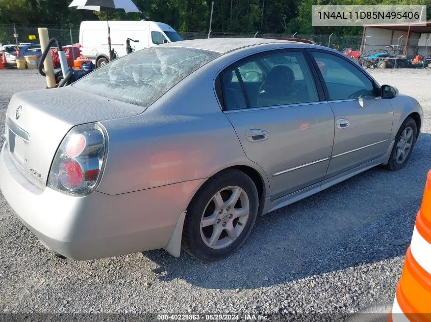 2005 Nissan Altima 2.5 S VIN: 1N4AL11D85N495406 Lot: 40229863