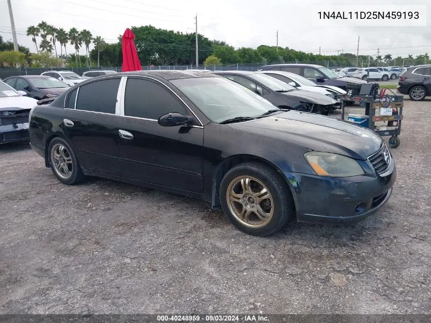 2005 Nissan Altima 2.5 S VIN: 1N4AL11D25N459193 Lot: 40248959