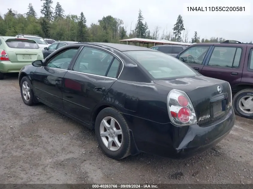 1N4AL11D55C200581 2005 Nissan Altima 2.5 S