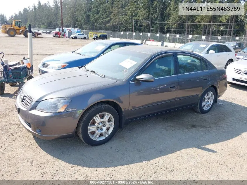 2005 Nissan Altima 2.5 S VIN: 1N4AL11E55N483769 Lot: 40277561