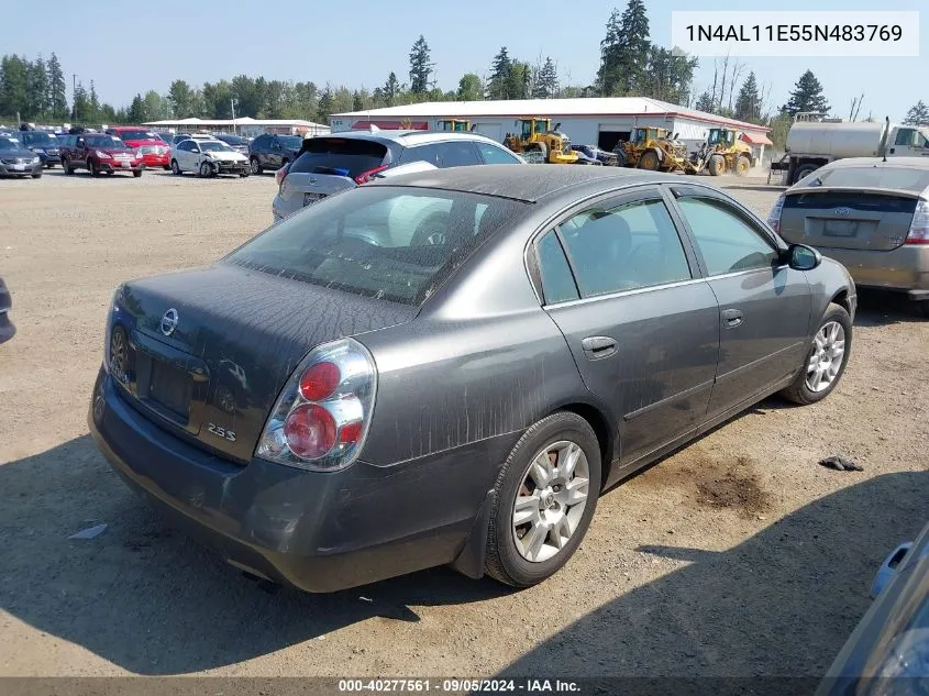 2005 Nissan Altima 2.5 S VIN: 1N4AL11E55N483769 Lot: 40277561