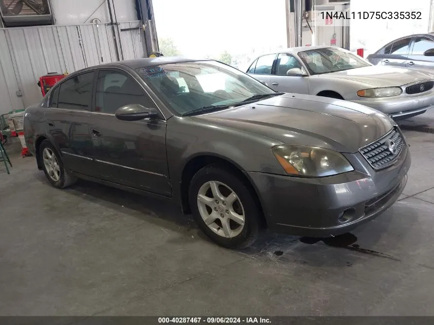 2005 Nissan Altima 2.5 S VIN: 1N4AL11D75C335352 Lot: 40287467