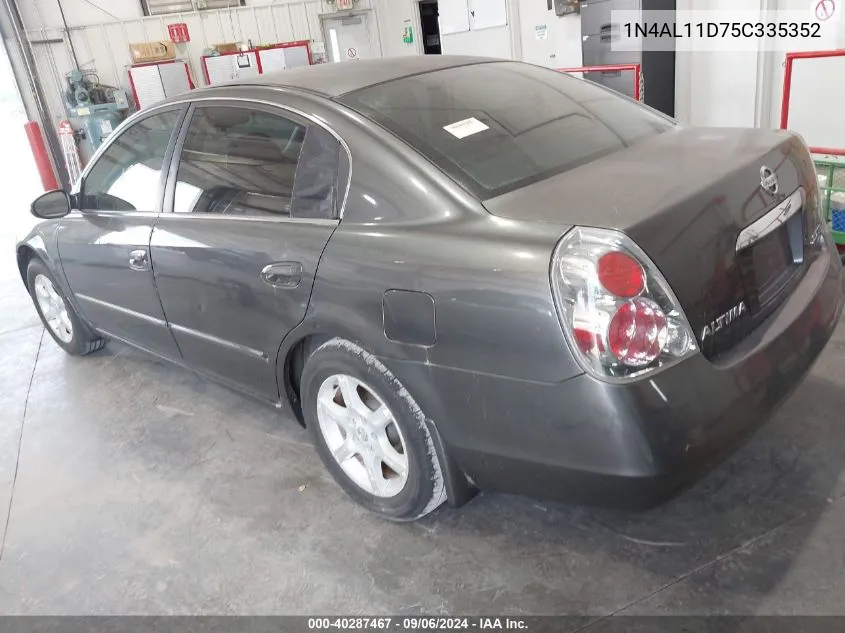 2005 Nissan Altima 2.5 S VIN: 1N4AL11D75C335352 Lot: 40287467