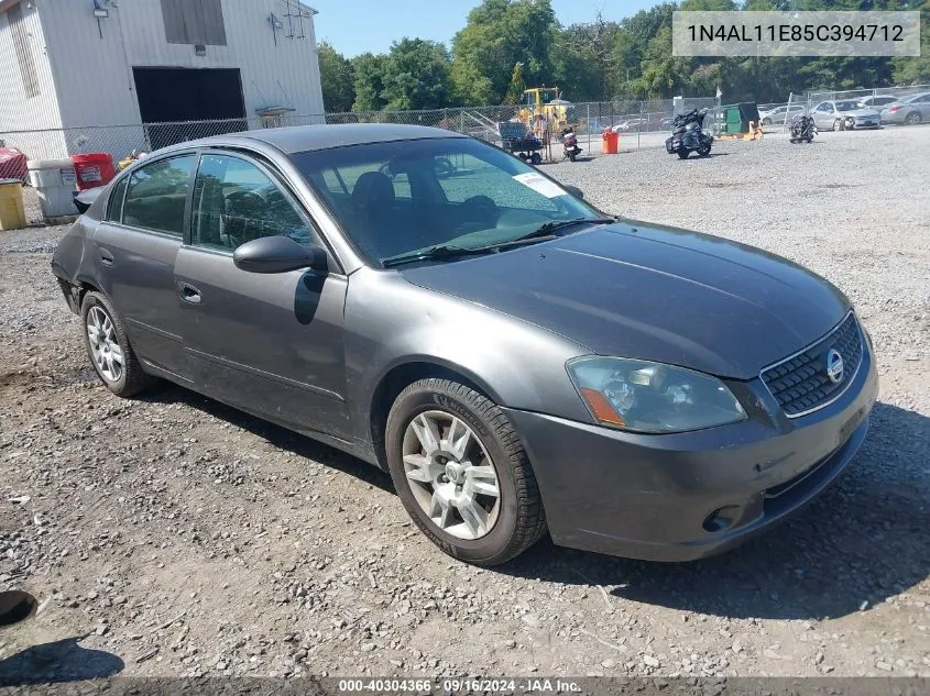 2005 Nissan Altima S/Sl VIN: 1N4AL11E85C394712 Lot: 40304366