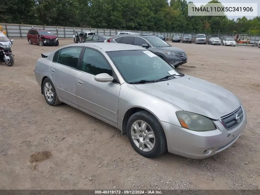 2005 Nissan Altima 2.5 S VIN: 1N4AL11DX5C341906 Lot: 40319172