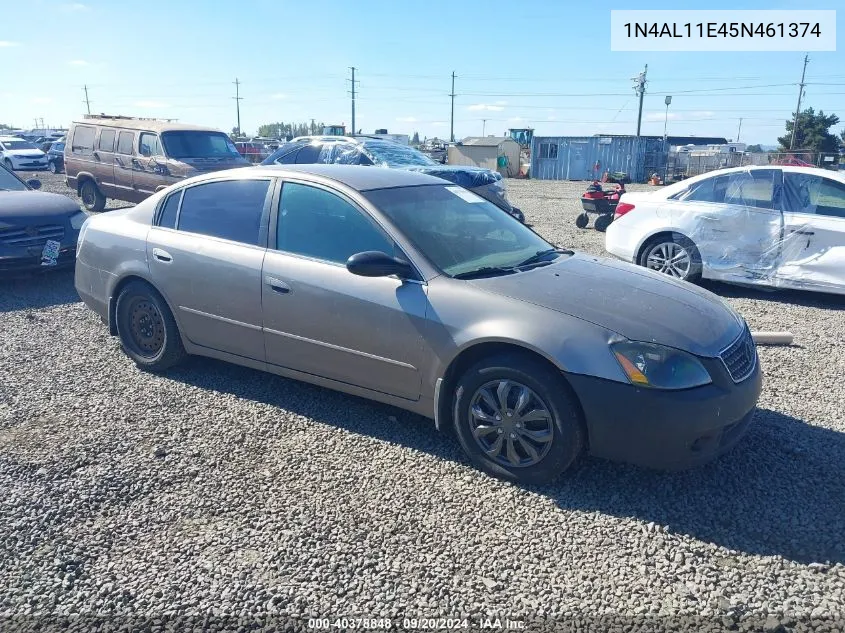 2005 Nissan Altima 2.5 S VIN: 1N4AL11E45N461374 Lot: 40378848