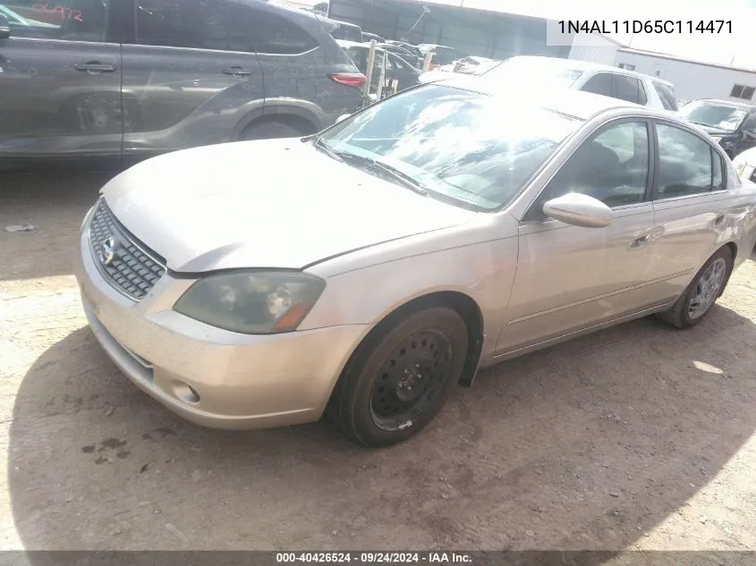 2005 Nissan Altima 2.5 S VIN: 1N4AL11D65C114471 Lot: 40426524