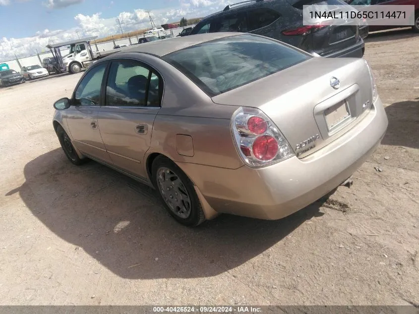 2005 Nissan Altima 2.5 S VIN: 1N4AL11D65C114471 Lot: 40426524