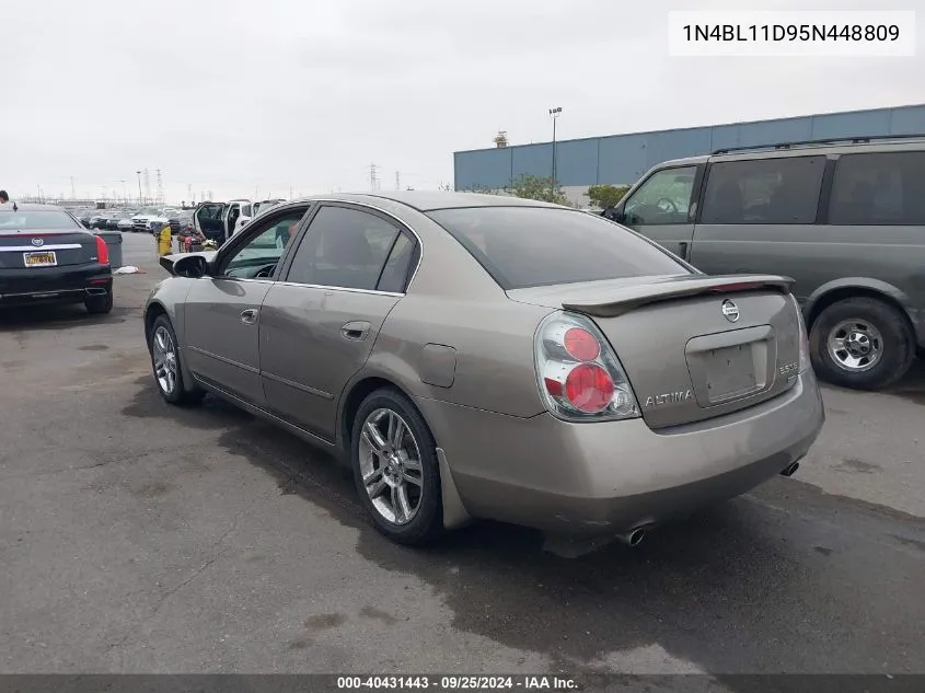 2005 Nissan Altima 3.5 Se VIN: 1N4BL11D95N448809 Lot: 40431443