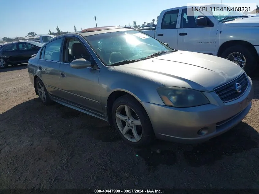 2005 Nissan Altima 3.5 Se VIN: 1N4BL11E45N468331 Lot: 40447990