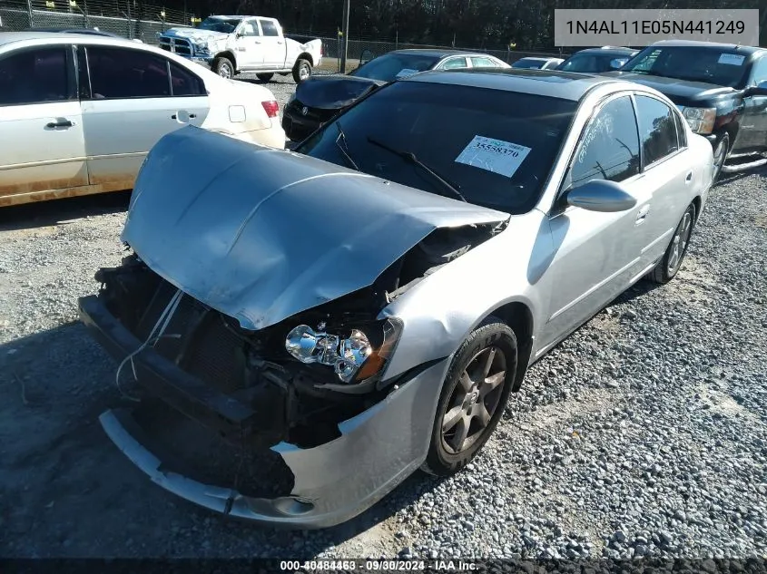 2005 Nissan Altima 2.5 S VIN: 1N4AL11E05N441249 Lot: 40484463