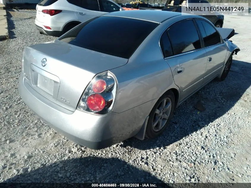 2005 Nissan Altima 2.5 S VIN: 1N4AL11E05N441249 Lot: 40484463