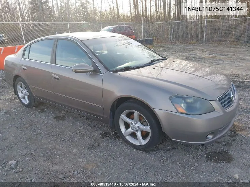 2005 Nissan Altima 3.5 Se VIN: 1N4BL11D75C141344 Lot: 40519419