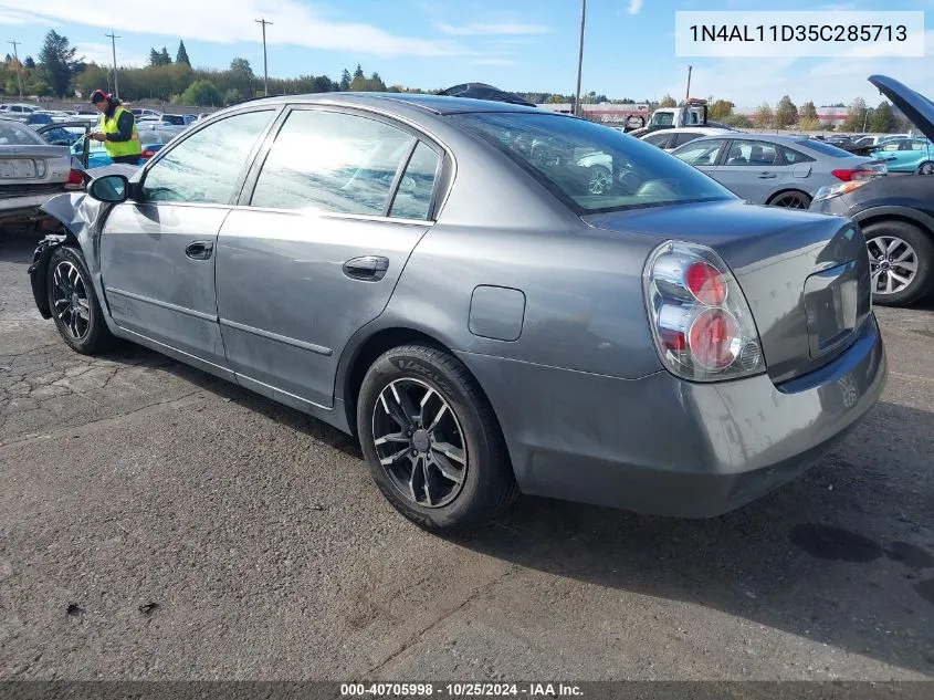 2005 Nissan Altima 2.5 S VIN: 1N4AL11D35C285713 Lot: 40705998