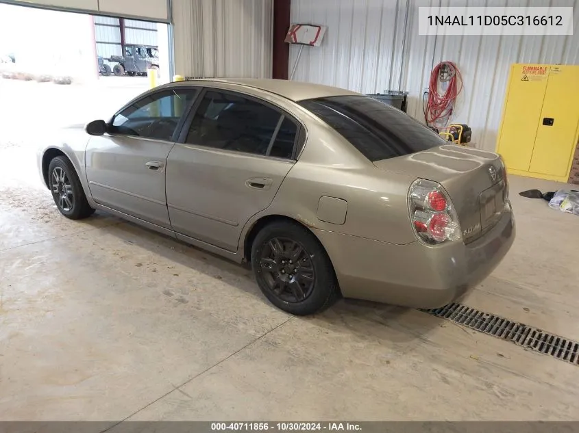 1N4AL11D05C316612 2005 Nissan Altima 2.5 S