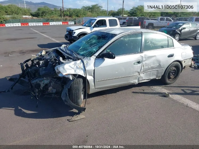 2005 Nissan Altima 2.5 S VIN: 1N4AL11D05C107306 Lot: 40756864