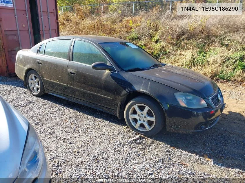 2005 Nissan Altima 2.5 S VIN: 1N4AL11E95C186290 Lot: 40819714