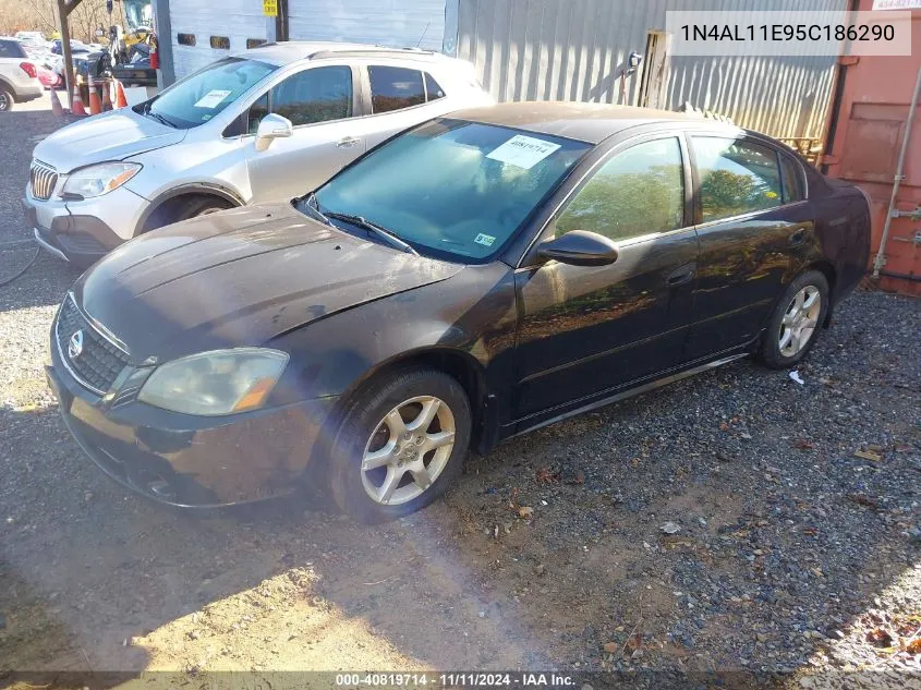 2005 Nissan Altima 2.5 S VIN: 1N4AL11E95C186290 Lot: 40819714