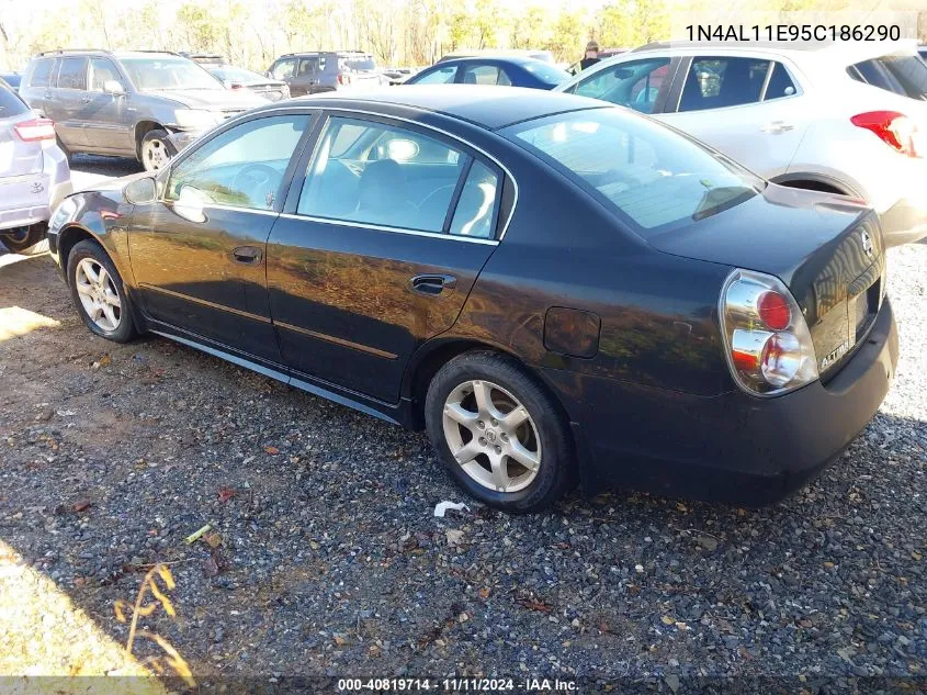 2005 Nissan Altima 2.5 S VIN: 1N4AL11E95C186290 Lot: 40819714