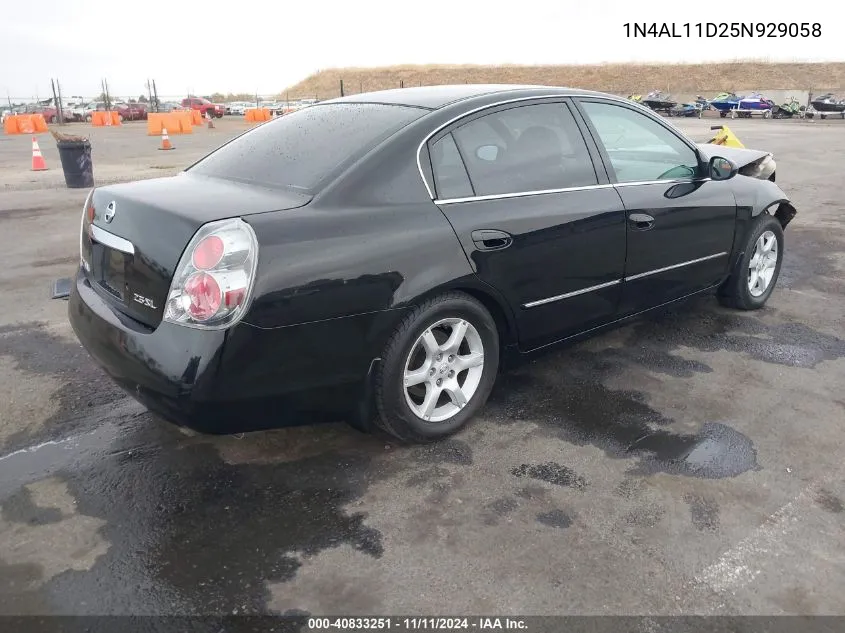 1N4AL11D25N929058 2005 Nissan Altima 2.5 S