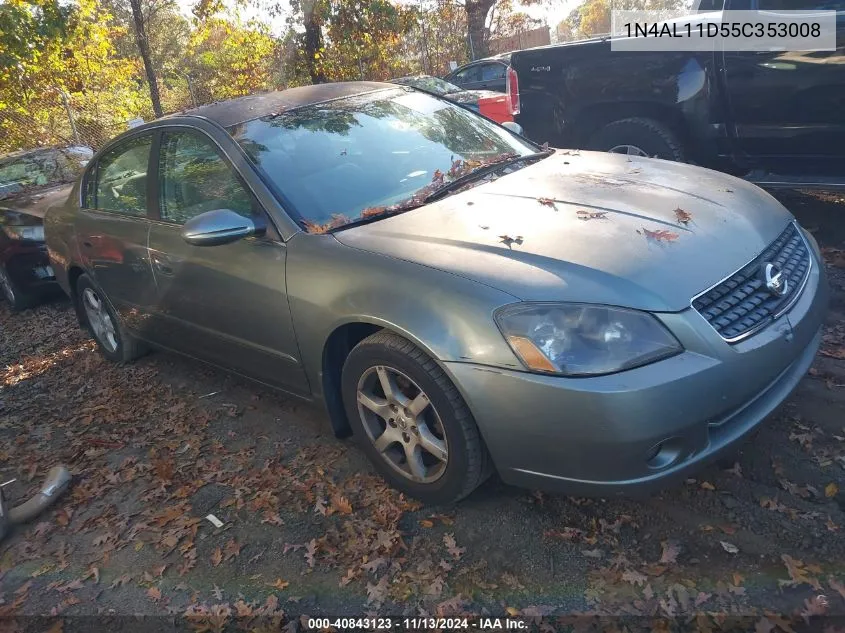 1N4AL11D55C353008 2005 Nissan Altima 2.5 S