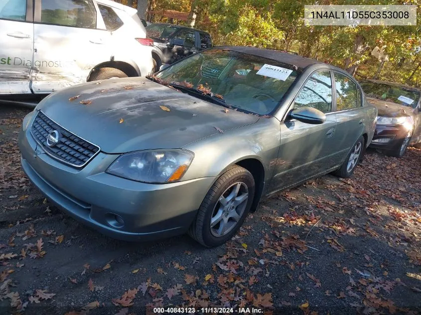 1N4AL11D55C353008 2005 Nissan Altima 2.5 S