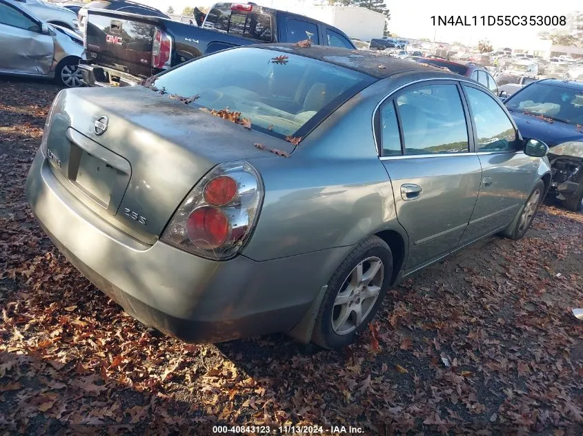 1N4AL11D55C353008 2005 Nissan Altima 2.5 S