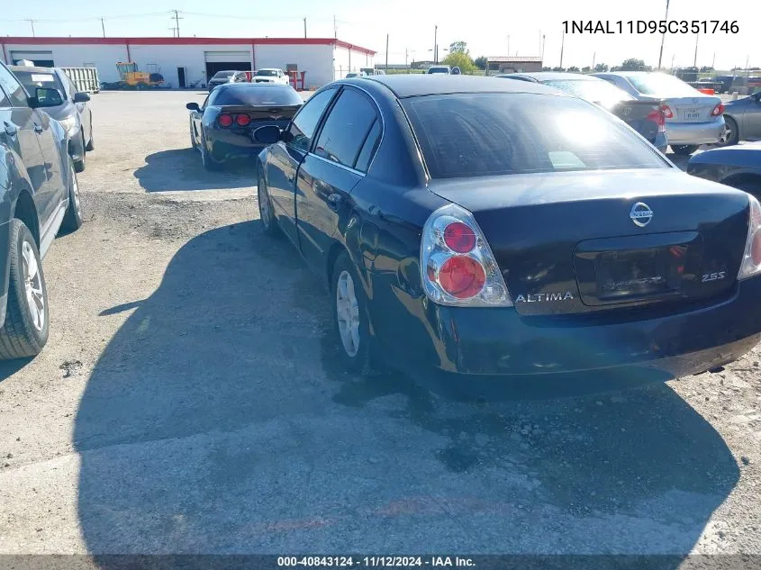 2005 Nissan Altima 2.5 S VIN: 1N4AL11D95C351746 Lot: 40843124