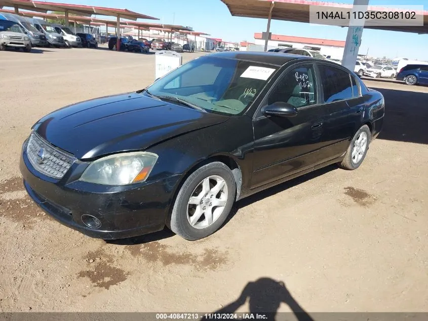 1N4AL11D35C308102 2005 Nissan Altima 2.5 S