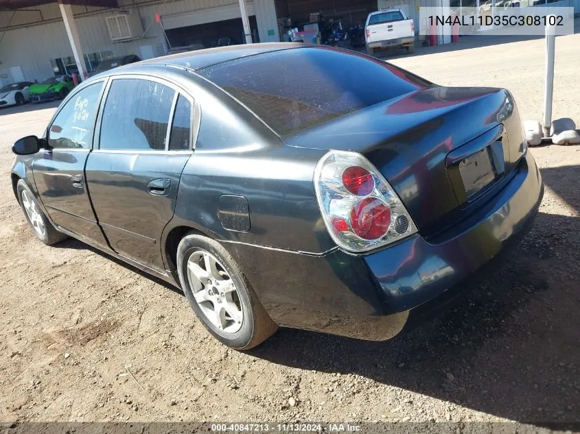 1N4AL11D35C308102 2005 Nissan Altima 2.5 S