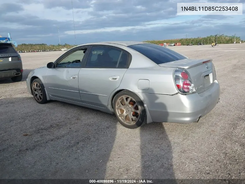 2005 Nissan Altima 3.5 Se-R VIN: 1N4BL11D85C253408 Lot: 40898896