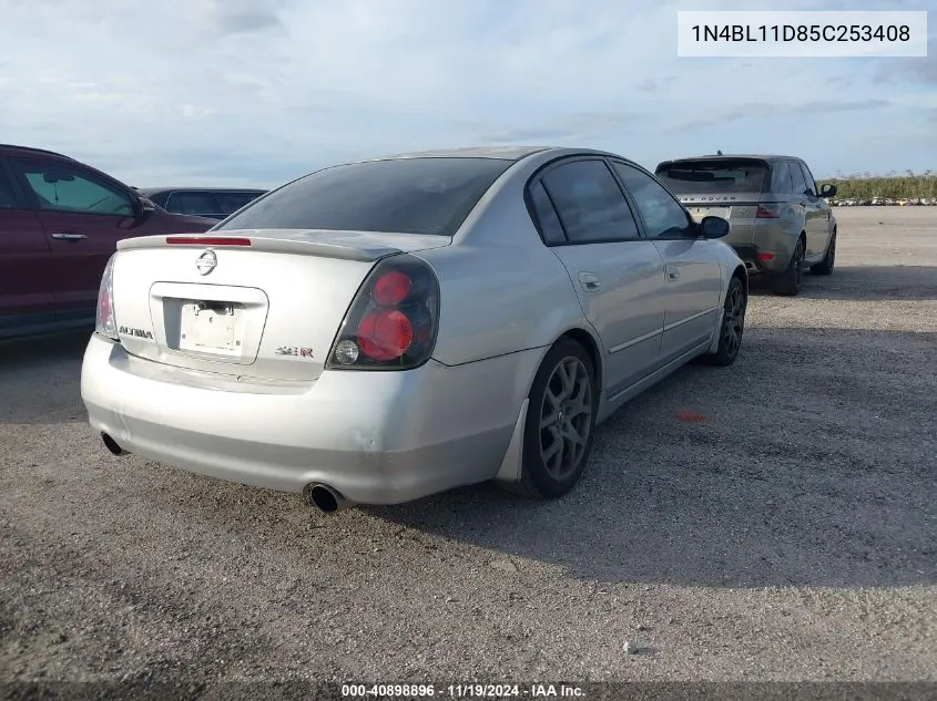 2005 Nissan Altima 3.5 Se-R VIN: 1N4BL11D85C253408 Lot: 40898896