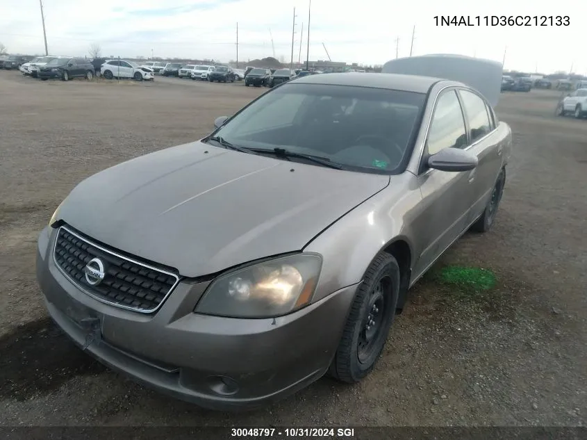 2006 Nissan Altima S/Sl VIN: 1N4AL11D36C212133 Lot: 30048797