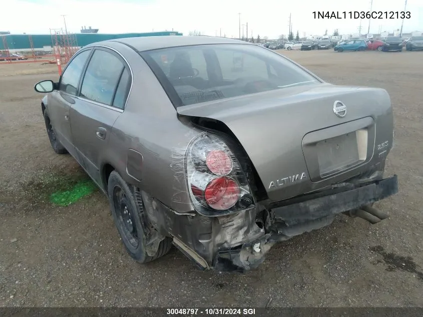 1N4AL11D36C212133 2006 Nissan Altima S/Sl