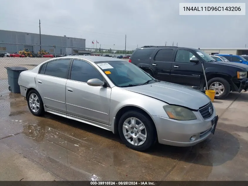 2006 Nissan Altima 2.5 S VIN: 1N4AL11D96C143206 Lot: 39710724