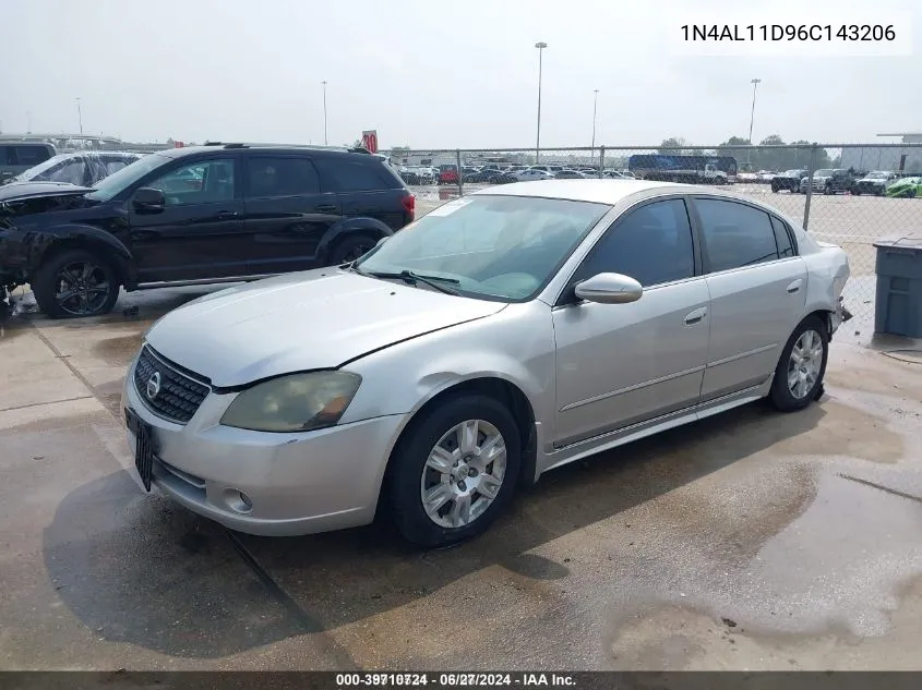 2006 Nissan Altima 2.5 S VIN: 1N4AL11D96C143206 Lot: 39710724