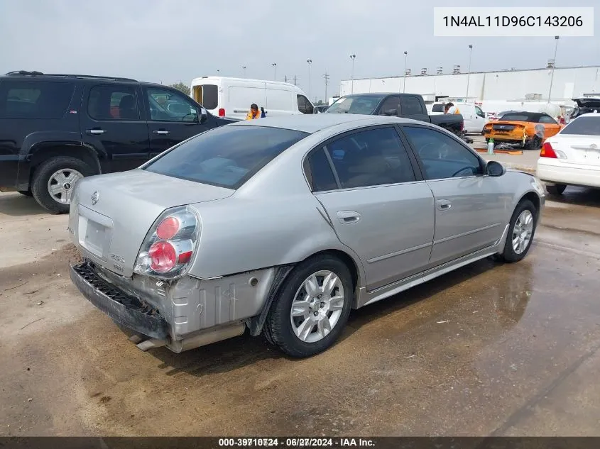 2006 Nissan Altima 2.5 S VIN: 1N4AL11D96C143206 Lot: 39710724