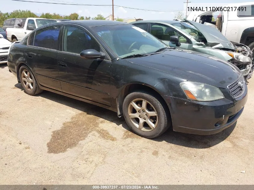 2006 Nissan Altima 2.5 S VIN: 1N4AL11DX6C217491 Lot: 39937237