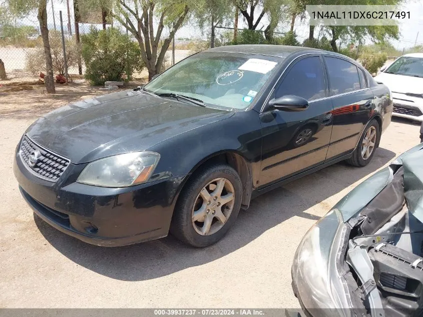 2006 Nissan Altima 2.5 S VIN: 1N4AL11DX6C217491 Lot: 39937237