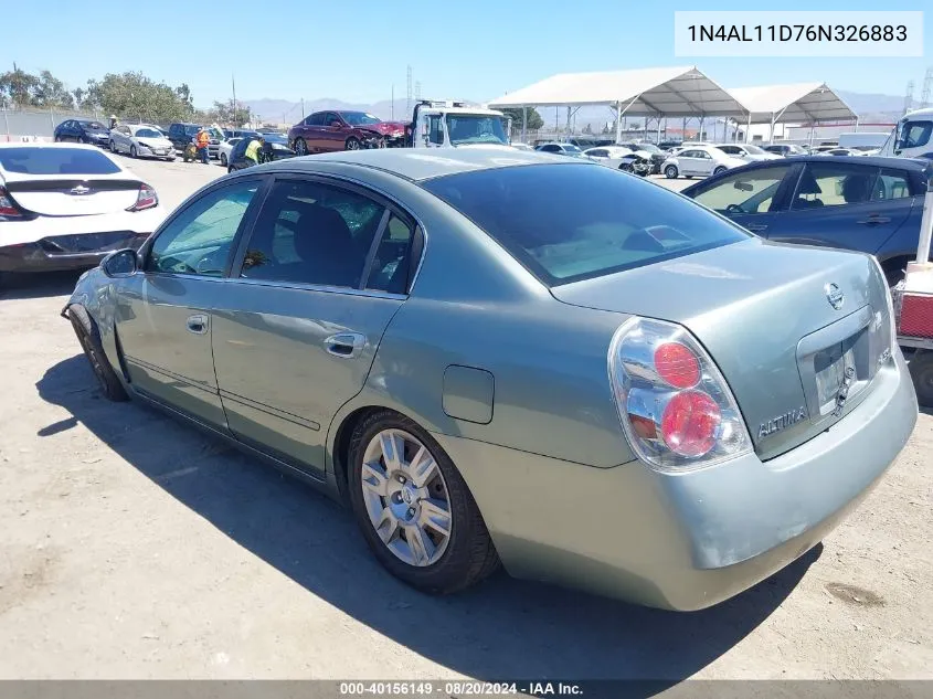 1N4AL11D76N326883 2006 Nissan Altima 2.5 S