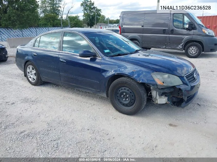 2006 Nissan Altima 2.5 S VIN: 1N4AL11D36C236528 Lot: 40158616