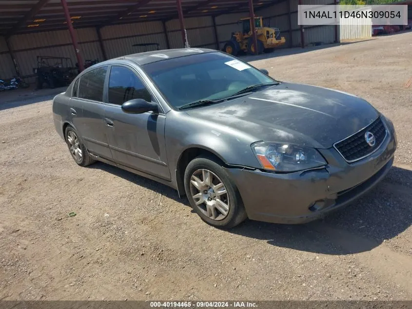 2006 Nissan Altima 2.5 S VIN: 1N4AL11D46N309054 Lot: 40194465