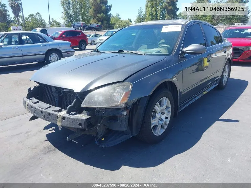 1N4AL11D46N356925 2006 Nissan Altima 2.5 S