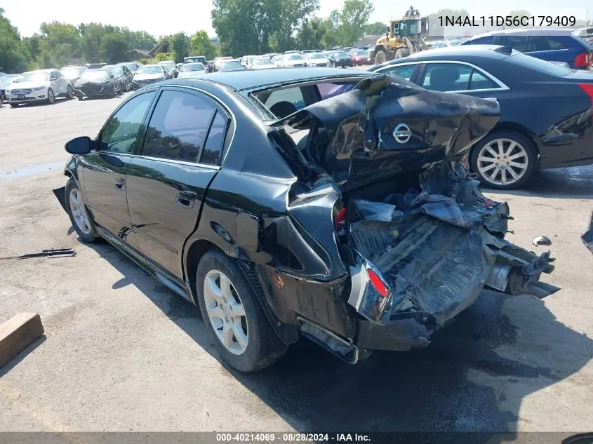 2006 Nissan Altima 2.5 S VIN: 1N4AL11D56C179409 Lot: 40214069