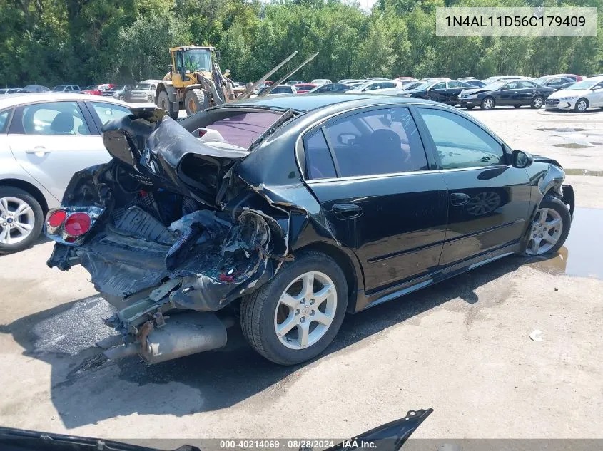 2006 Nissan Altima 2.5 S VIN: 1N4AL11D56C179409 Lot: 40214069