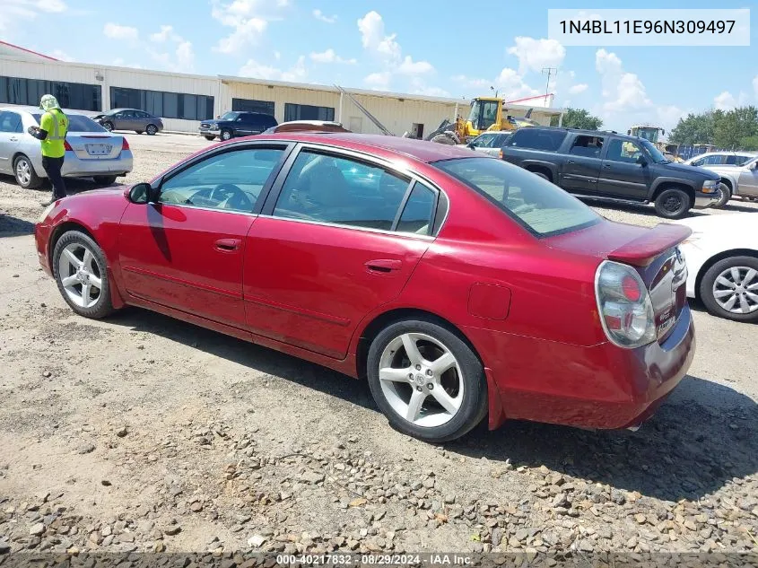 2006 Nissan Altima 3.5 Se VIN: 1N4BL11E96N309497 Lot: 40217832