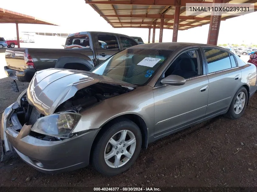 2006 Nissan Altima 2.5 S VIN: 1N4AL11DX6C239331 Lot: 40246377