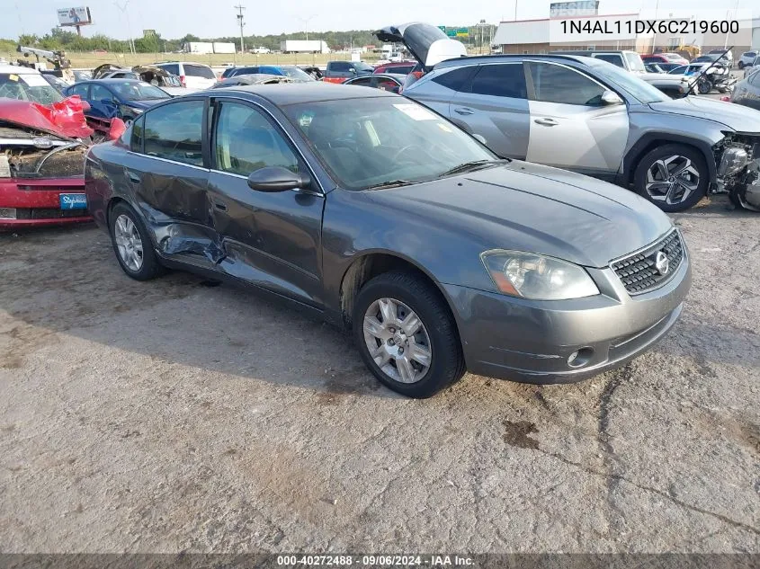 2006 Nissan Altima S/Sl VIN: 1N4AL11DX6C219600 Lot: 40272488